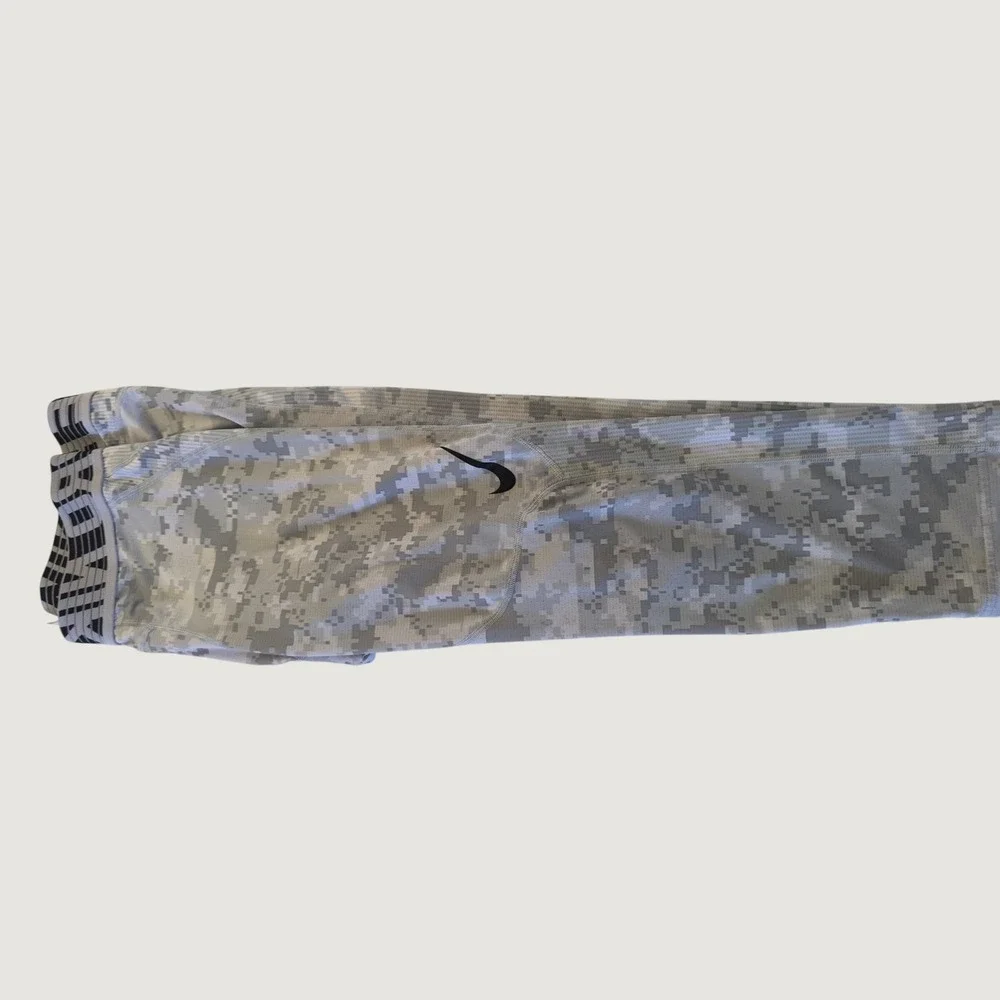 Nike Pro Compression‎ Leggings Mens Grey Digital Camo Athletic Tights